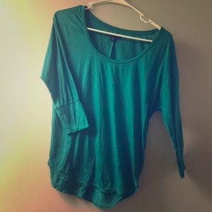 Teal American Eagle Top